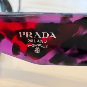 Women’s Prada Cat Eye Eyeglasses Blue/Purple Made in Italy Need New Lenses